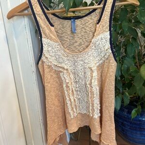 Free people flowy v-neck tank top.